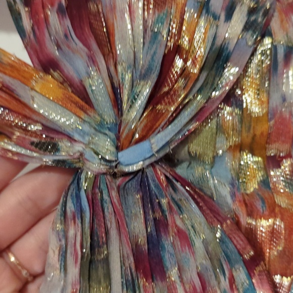 BCBG formal dress sparkle and multi color - Picture 2 of 3